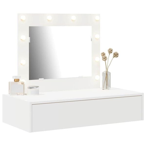 vidaXL Dressing Table White 83 x 40 x 70 cm Engineered Wood