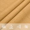 vidaXL Sunshade Sail 160 g/m&sup2; Rectangular Sand 3.5x4.5 m HDPE