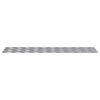 vidaXL Stair Tread Rectangular 2 pcs Silver 100 x 25 cm Aluminium