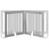 vidaXL Dog Playpen 2 pcs Grey Sonoma 100 x 100 cm Galvanised Steel
