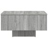vidaXL Coffee Table Grey Sonoma 60x60x31.5 cm Engineered Wood
