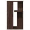 vidaXL Side Table Brown Oak 35x35x60 cm Engineered Wood