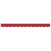 vidaXL Awning Valance Red 2.3 x 0.2 m Canvas