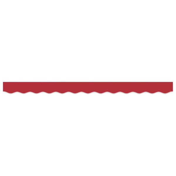 vidaXL Awning Valance Red 2.3 x 0.2 m Canvas