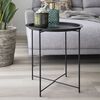 House Nordic Side Table Anne 47 cm Round Black