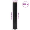 vidaXL Stretch Film 6 pcs Black 30 &mu;m 50 cm x 300 m