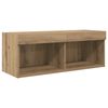 vidaXL TV Wall Units Wall-mounted 4 pcs Artisan Oak Engineered Wood