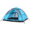 vidaXL Camping Tent Dome 5-Person Blue Quick Release