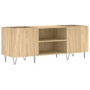 vidaXL Record Cabinet Sonoma Oak 121x38x48 cm Engineered Wood