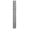 vidaXL Hexagon Fence Silver 1 x 100 m Galvanised steel