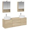 vidaXL Bathroom Furniture Set 5 pcs Sonoma Oak