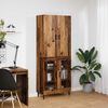 vidaXL Highboard Old wood 69.5 x 34 x 180 cm Engineered wood