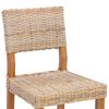 vidaXL 2 pcs Natural 45 x 55 x 84 cm Kubu Rattan