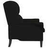 vidaXL Armchair Black 76 x 94 x 102 cm Microfibre
