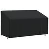 vidaXL 3-Seater Bench Cover Black 175x85x68/94 cm 420D Oxford