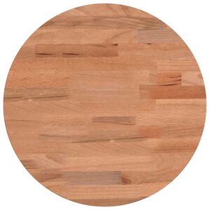 vidaXL Table Top &Oslash;30x1.5 cm Round Solid Wood Beech