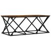 vidaXL Coffee Table Smoked Oak 100x49x40 cm Engineered Wood