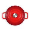 Livoo Casserole Round 24 cm 4 L Red