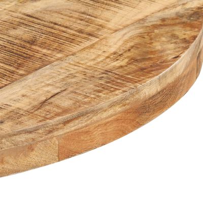 vidaXL Bistro Table Round Ø60x75 cm Rough Mango Wood
