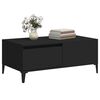 vidaXL Coffee Table Black 90x50x36.5 cm Engineered Wood