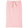 vidaXL Kids' Straight Skirt with Stripes Pink 104