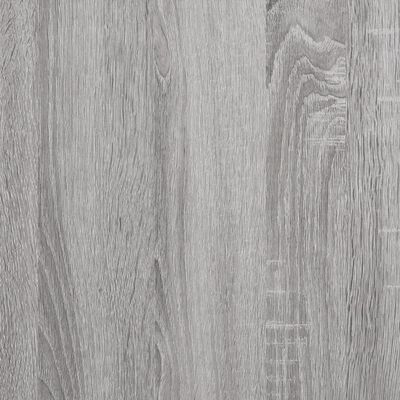 vidaXL Bedside Cabinet Grey Sonoma 40x40x66 cm Engineered Wood