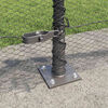 vidaXL Fence Post Grey 100 x 0.5 m (13 mm mesh) Steel and PVC