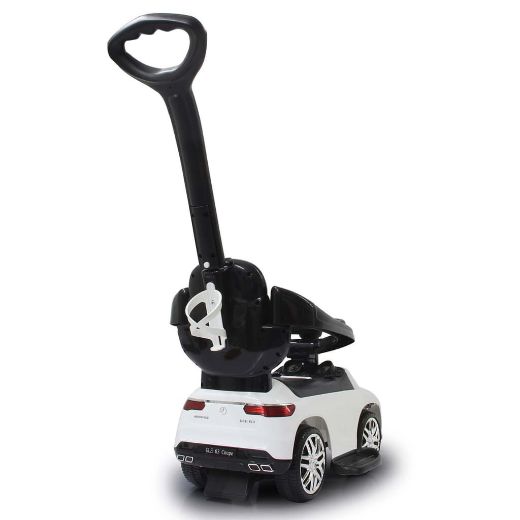 White mercedes push car outlet