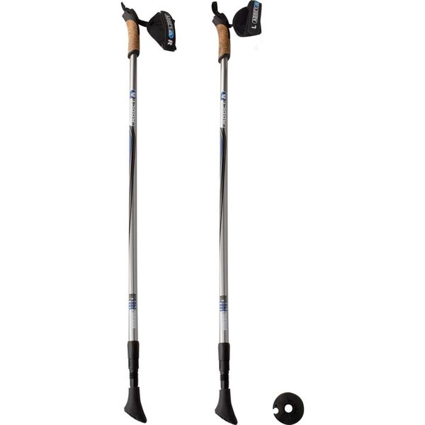 Abbey Hiking Canes 2 pcs Sliver Aluminium 21SR-ZZB-Uni