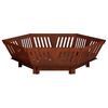 vidaXL Fire Pit Rusty 60 x 60 x 18 cm Weathering Steel