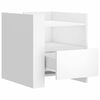 vidaXL Bedside Cabinet White 45x50x50 cm Engineered Wood