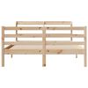 vidaXL Bed Frame with Headboard without Mattress 140x190 cm