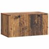 vidaXL Wall-Mounted TV Cabinet Wall-mounted Old Wood 59.5 x 31 x 30 cm