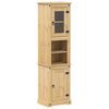 vidaXL Bathroom Cabinet Corona 50x40x185 cm Solid Wood Pine