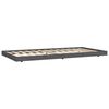 vidaXL Bed Frame without Mattress Grey 80x200 cm Solid Wood Pine