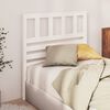 vidaXL Bed Headboard White 81x4x100 cm Solid Wood Pine