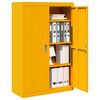 vidaXL Storage Cabinet 2 pcs Mustard Yellow 90 x 40 x 140 cm