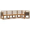 vidaXL Outdoor Sofa Set 5 pcs Natural Solid Acacia Wood