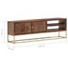 vidaXL TV Cabinet 138x30x46 cm Solid Mango Wood