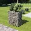 vidaXL Gabion Raised Bed Galvanised Steel 90x50x100 cm