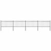 vidaXL Garden Fence | Steel | Sturdy | Rectangular | Modern