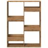 vidaXL Bookcase Artisan Oak 100x33x135 cm Engineered Wood