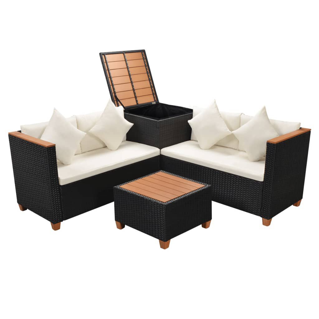 Vidaxl 4 piece clearance garden lounge set