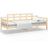 vidaXL Day Bed without Mattress Solid Wood Pine 90x190 cm Single