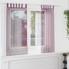 vidaXL Voile Curtains with Loops 2 pcs Purple 140x175 cm