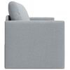 vidaXL 2-Seater Folding Sofa Bed Light Grey 124 x 71 x 78 cm Fabric