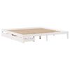 vidaXL Bed Frame with Drawers without Mattress White 180x200 cm Super King