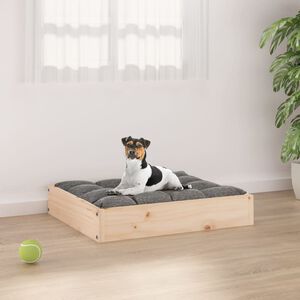 vidaXL Dog Bed 51,5x44x9 cm Solid Wood Pine