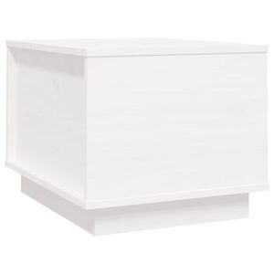 vidaXL Coffee Table White 40x50x35 cm Solid Wood Pine