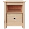 vidaXL Bedside Cabinet 40x35x49 cm Solid Wood Pine